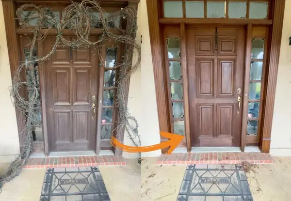 Sun Damage Door Repair in Ruston